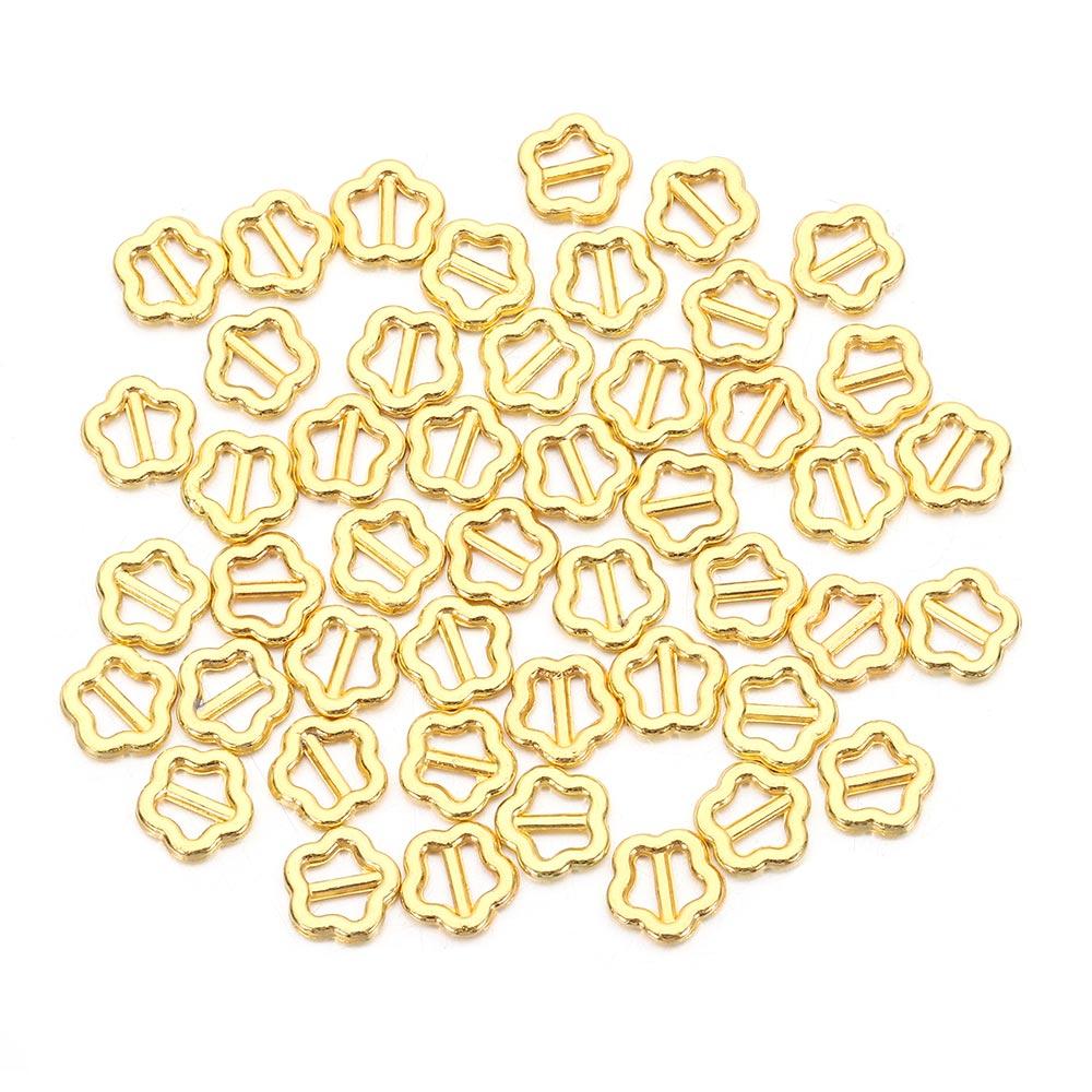 100pcs Newest Tri-glide Belt Buckle Mini 3mm Bags Buckles DIY Ultra-small Small Strap Buckles Buttons Shoes Accessories