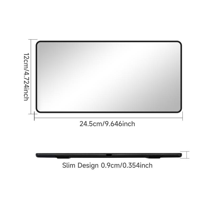 New Car Mirror For Sun Visor Large Screen Portable Makeup Mirror HD Vanity Mirror For Truck SUV Interior Rear View Mirror Interior Mirrors6