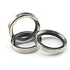 Stainless Steel PTFE Skeleton Oil Seal High Temperature and High Speed Rotary Shaft Seal Air Compressor Inner Diameter 8-35mm