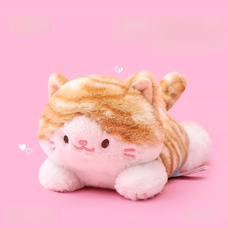 Plush Cat Toy Pillow With Pp Cotton Filling For Gift And Collectors