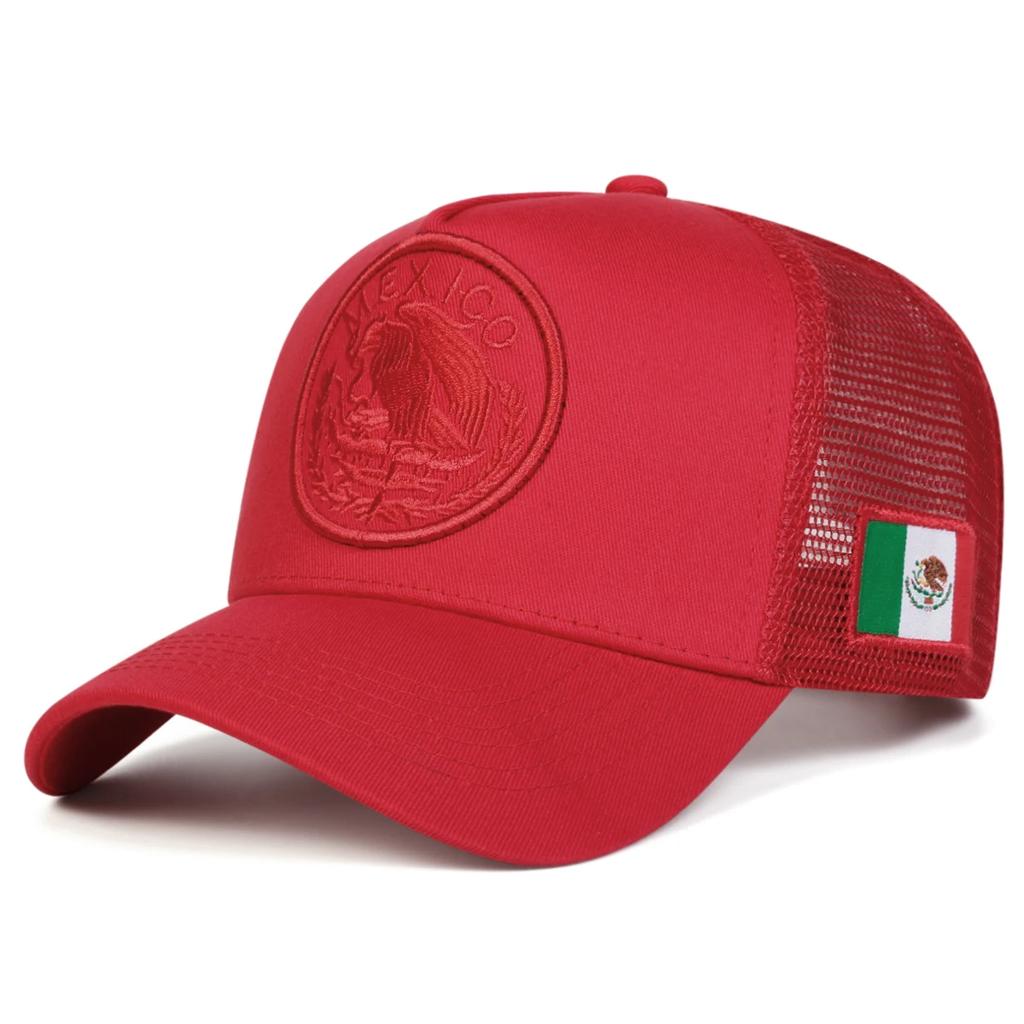 Net Baseball Stitching Embroidered Flag Mexican Neutral Gender Women Men For Caps Spring Summer Outdoor Adjustable Casual Hats Dad Hat Sunscreen