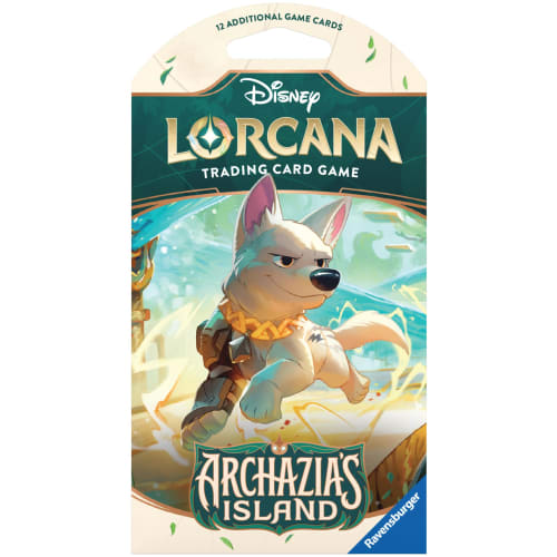 Ravensburger Disney Lorcania TCG: The Island of Arcasia Single Booster Pack (12 Cards) | Collectible Trading Cards | Perfect for Disney Fans and TCG P