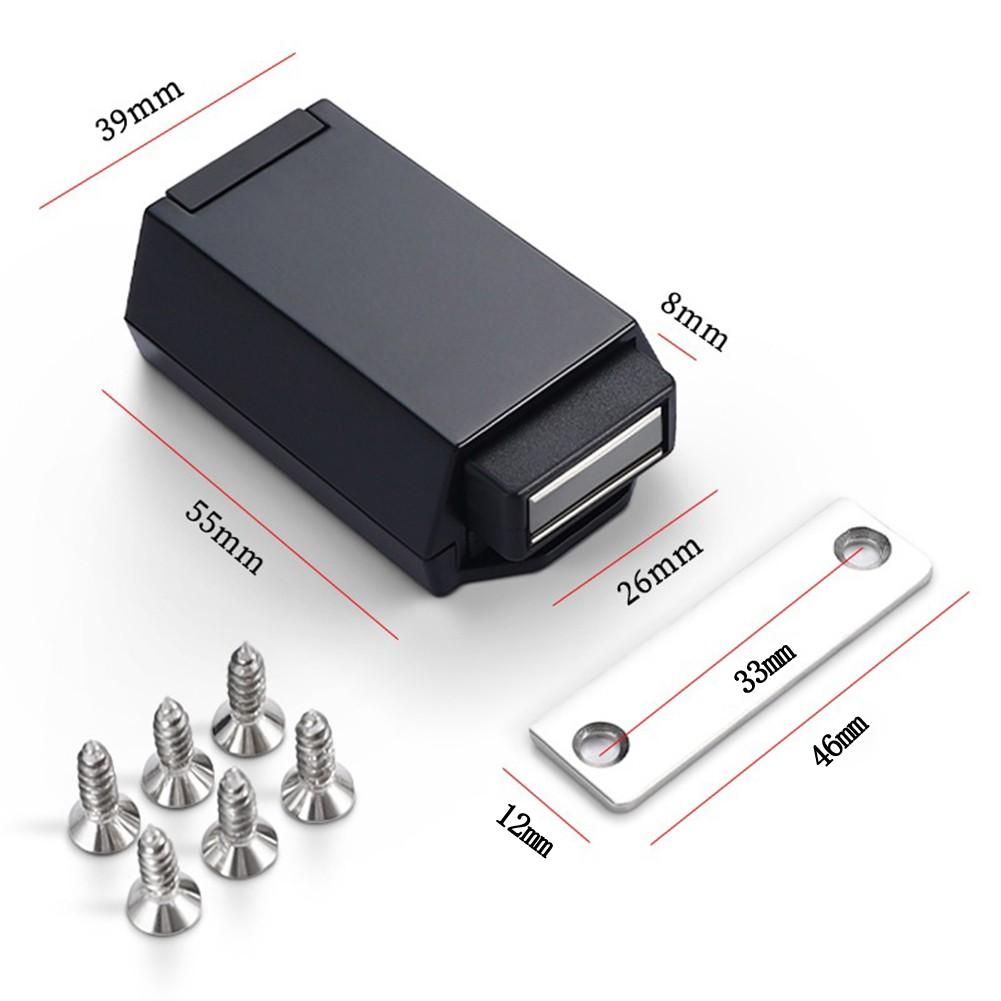Latch Cabinet Door Heavy Duty Magnetic To Open White