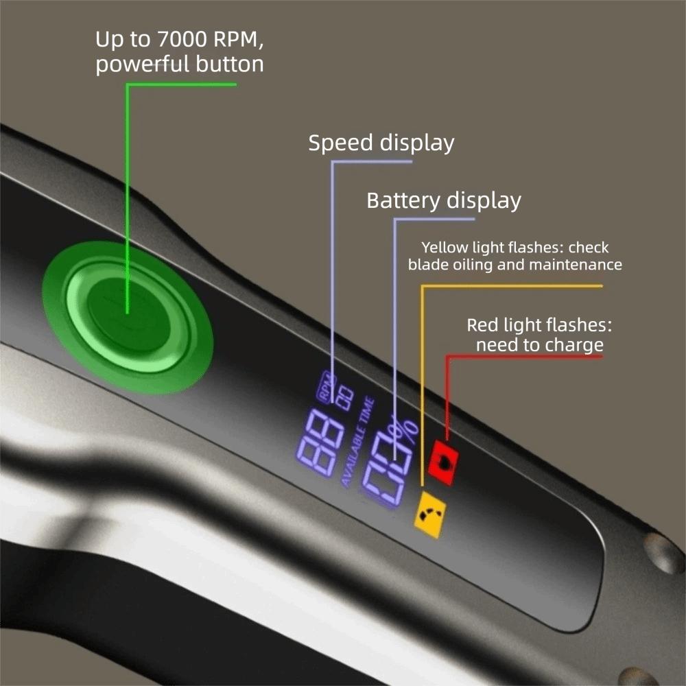 Cordless Electric Pet Clipper Low Noise Dog Hair Clippers Universal Dog Hair Trimmer Pet Salon