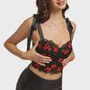 Butterfly Embroidered Straps for Outer and Inner Wear: Stylish Fishbone Vest Tops and Hot Girl Suspenders with Beautiful Back Design.