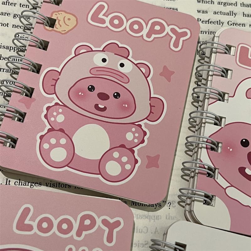 Loopy A7 Coil Notebook Mini Portable Notebook Notepad Diary Sketchbook School Stationery Supplies Back To School Kids Gift