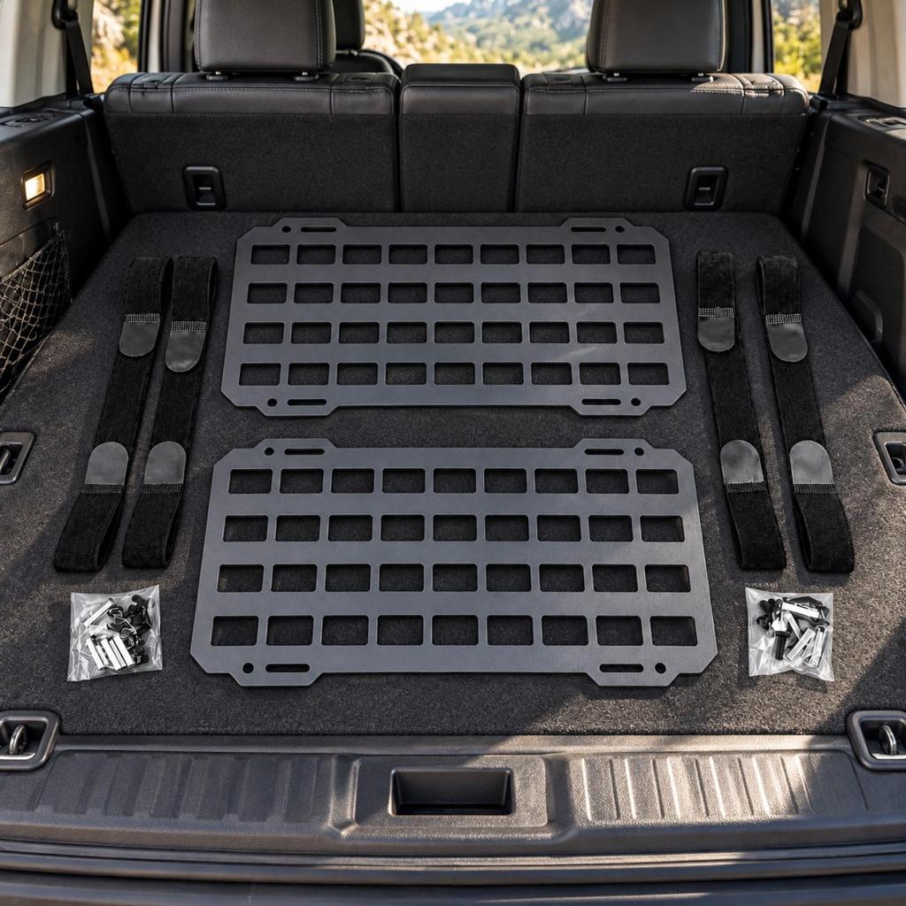 2 Pieces Rear Rack Base Plate Lightweight for Daily Commuting, Adventure Rides