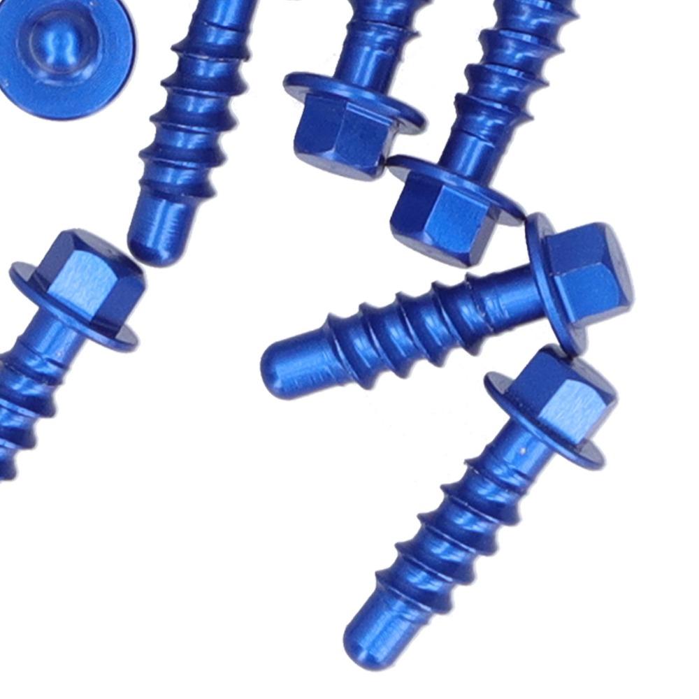 10pcs Aluminum Alloy Anodized Finish Screws for 125 150 200 EXC XC SXF EXCF XCF 1997-2020