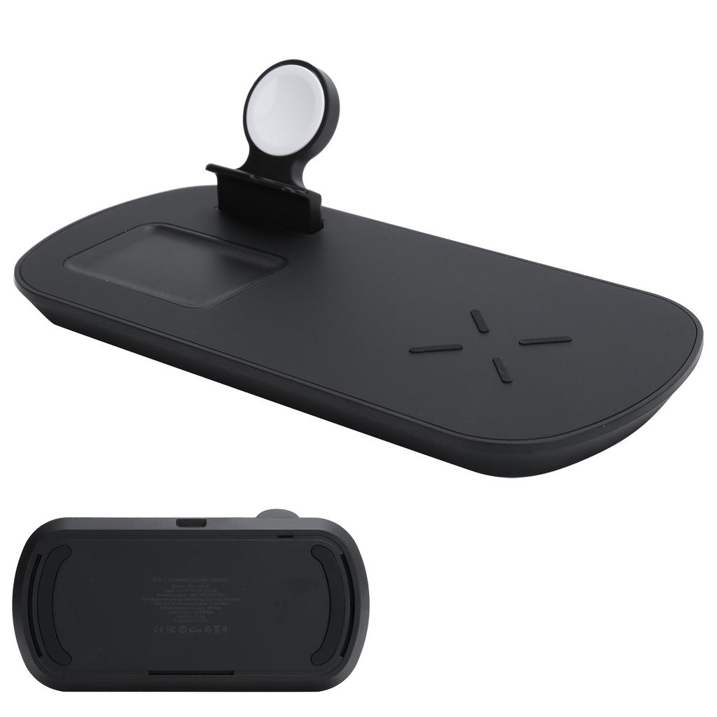 XDLWA06 3 In 1 Wireless Charger Station 5W7.5W10W15W for IOS Pro Mobile Phone Watch