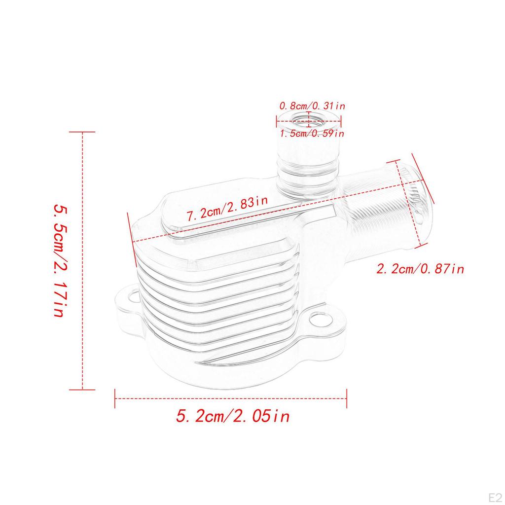Motorcycle Thermostat Cover Zapm45200 Replacement Assembly Part Easy to Install Zapma3300 Zapm45202