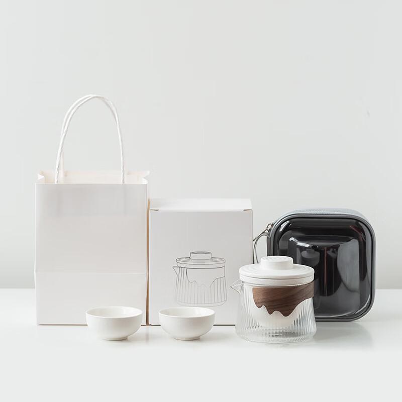 Shangqi Outdoor Travel Tea Set (One Pot, Two Cups)