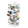 5 Tiers Rotating Earring Holder Hanger Necklace Bracelet Jewelry Display Stand 220 Holes Earring Storage Stand Organizer