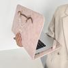 Cute Laptop Sleeve Case 13 14 15 16 Inch Notebook Protective Bag PU Material Handheld Briefcase Style