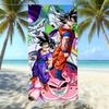 Animation Beach Towels Thickened Microfiber Quick-Drying Bath Towels Outdoor Travel Towels Can Be