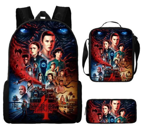 Stranger Things Dětský batoh+taška přes rameno+penál KTB