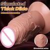 Dilated Anal Device Super Thick Egg Free Fake Penis Egg Free Simulated Penis Large Mushroom Head Masturbator Female Adult Sexual Product
