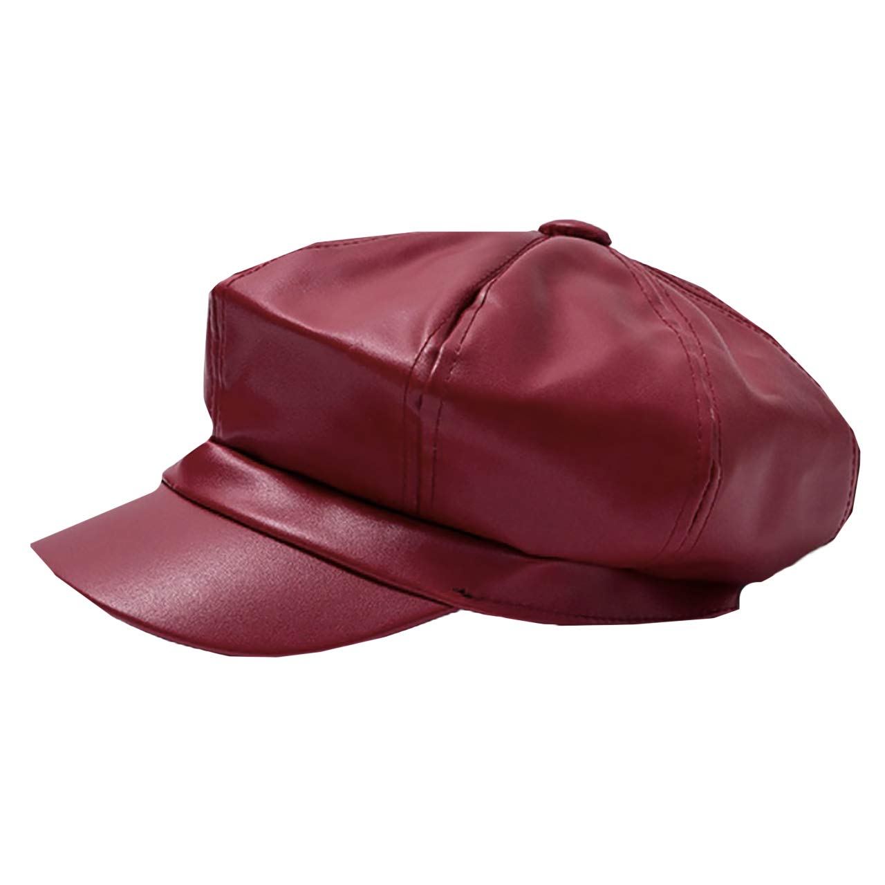 

Кепка газетчика WHITE FANG из холодной кожи CA341, Шляпа, Осень/Зима, Защита, Шляпа, Кепка, Стильная, Милая, Женская (02 Красный)