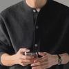 Men's Knitted Cardigan - Spring, Autumn, Winter Korean Fashion Sweater with Round Neck, Casual Style, 2023 Collection