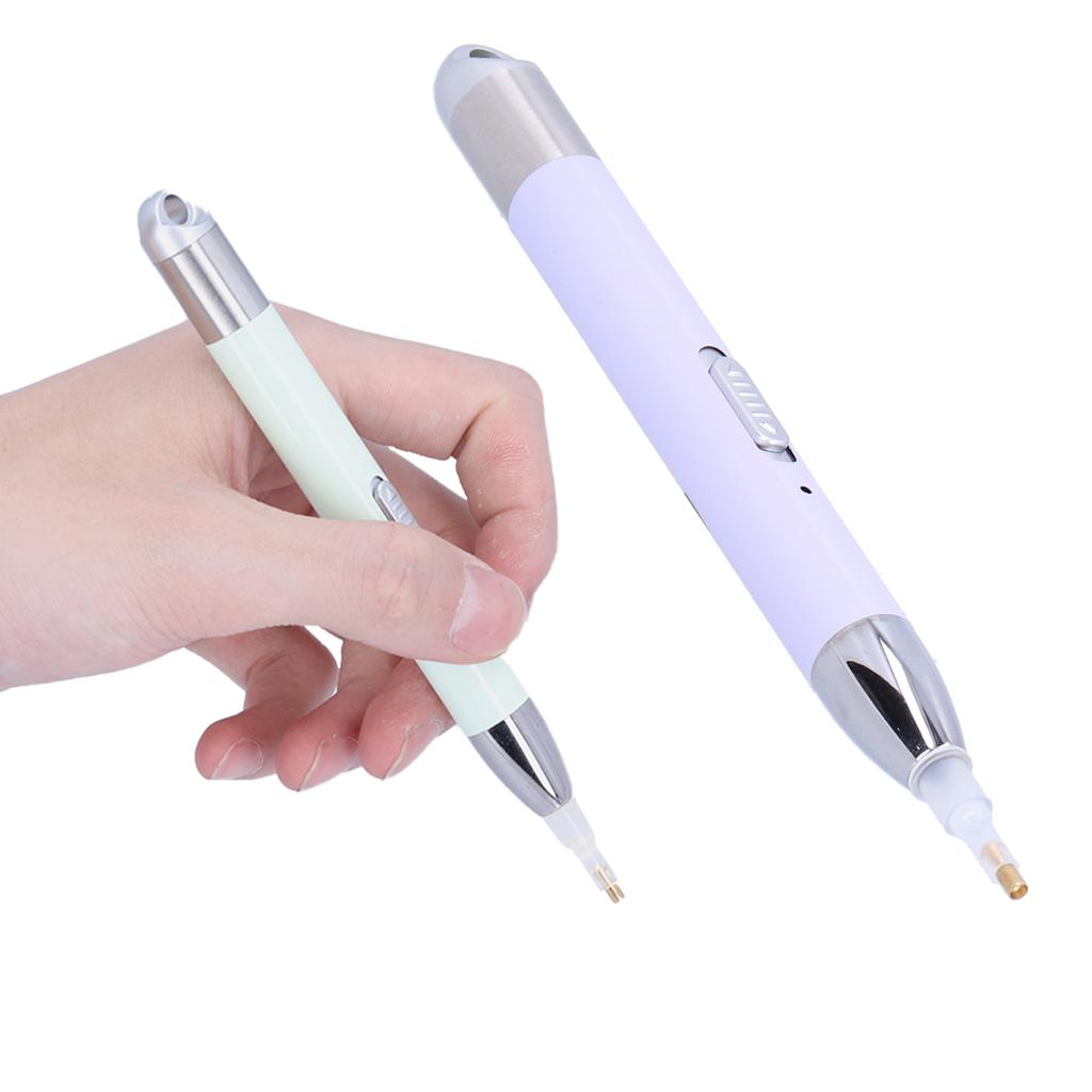 Diamant-Malstift mit Lichtkopf, wiederaufladbar über USB, DIY-Bastelwerkzeuge, Kreuzstich-Zubehör