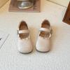 New Autumn Children's Shoes, Korean Style Lace Trim Girls' Princess Shoes, Soft-soled Baby Leather Shoes, Versatile