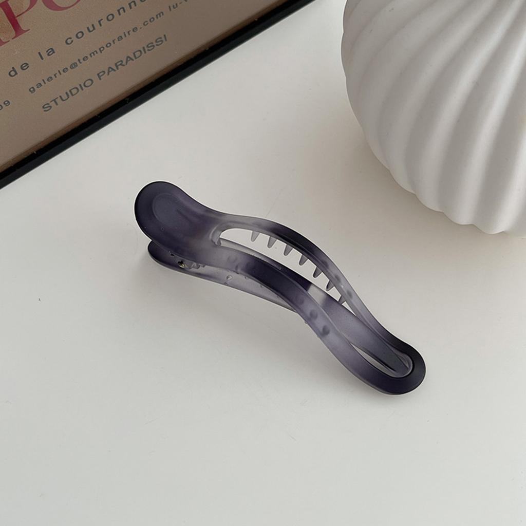 Vintage Matted Hair Clip For Women Fashion Personality Gradient Contrasting Duckbill Clip Girls Daily Life Hair Accessories