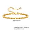 Stainless Steel Corner Chain Bracelet 18K Gold Women'S Accessories Fashion Jewelry 1654