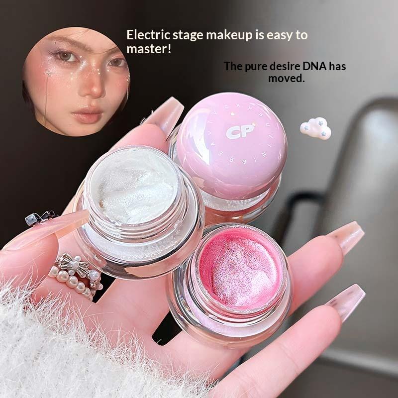 Cappuvini Ultrafin Skimmer Highlighter Cream Vattentät Långvarig Smink I Orange Blå För Ögon Kinder Upplysande Kompakt