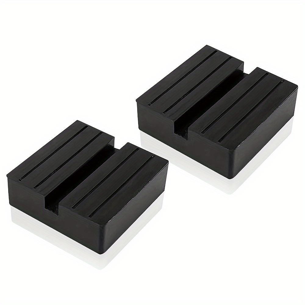 2pcs Car Jack Rubber Pads - 75mm Heavy-Duty Damping Blocks for Stable Lifting, WummiPad Compatible, Automotive Accessory Adapter