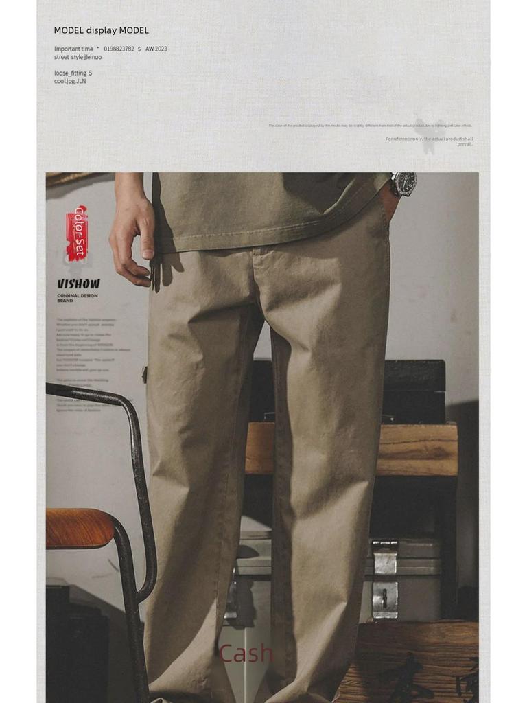 Pánské americké retro volné kombinézy se širokými nohavicemi - Jaro/Podzim 2023