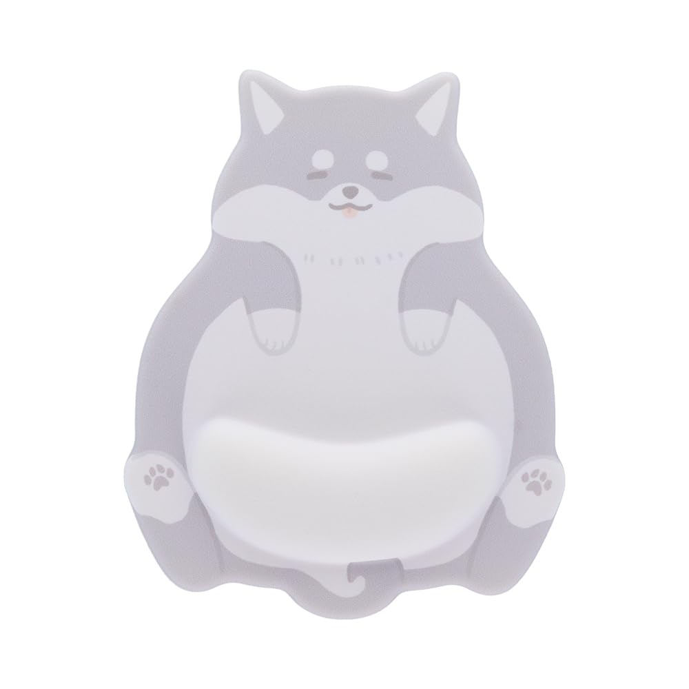 Stationery Shiba Inu Belly Mouse S4141180 Sun-Star Die-Cut Pad, Black,