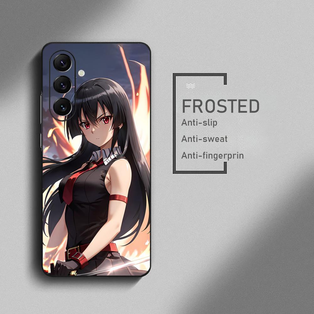 

Anime Akame ga KILL Cool Hot Phone Case For Samsung Galaxy S26 S25 S24 S23 S22 S21 Plus Ultra Note20 Soft Black Galaxy S24