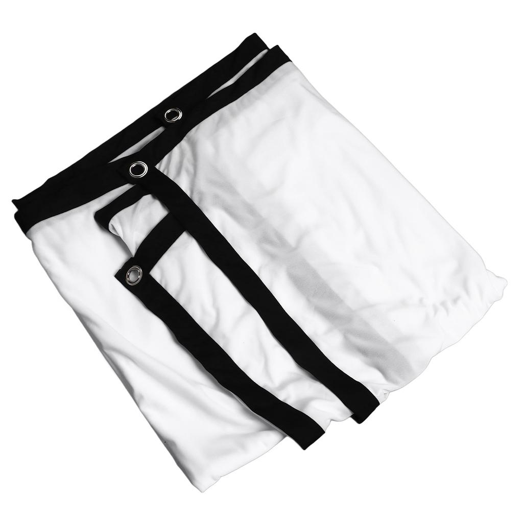 120 Zoll Projektorleinwand Faltbar Weiches Polyester Außenprojektion Filmleinwände für Zuhause Camping