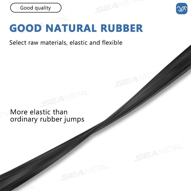 SEAMETAL Car Side Window Wiper Car Window Lift Rubber Strip Clear View Auto Side Window Filler Weatherstrip Noise Insulation