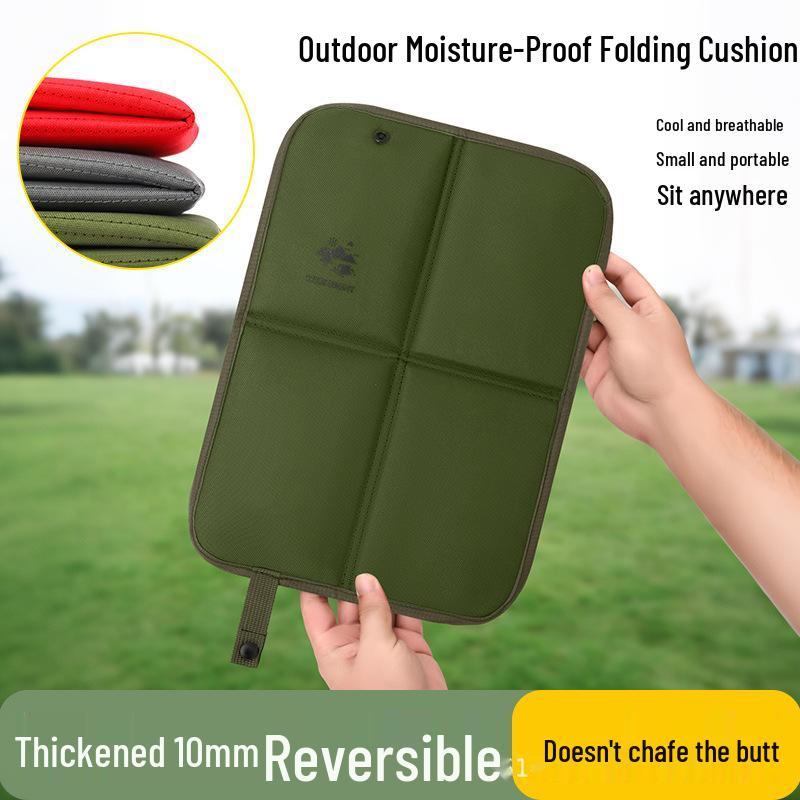 Portable Waterproof Outdoor Cushion: Thick, Moisture-Proof Mat for Camping, Festivals, or Lawn Use.