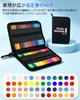Acrylic Marker Set Vivid for and Professionals Suitable for Brush Pen Gift Idea 48-Color - Water-Based, Brush-Type, Colors, High-Concentration Ink,