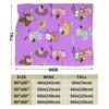 Super Warm Blanket Camping Courage Cowardlys Dog Throw Blanket Cartoon Flannel Bedspread For Bedroom Street Trend Sofa Bed Cover