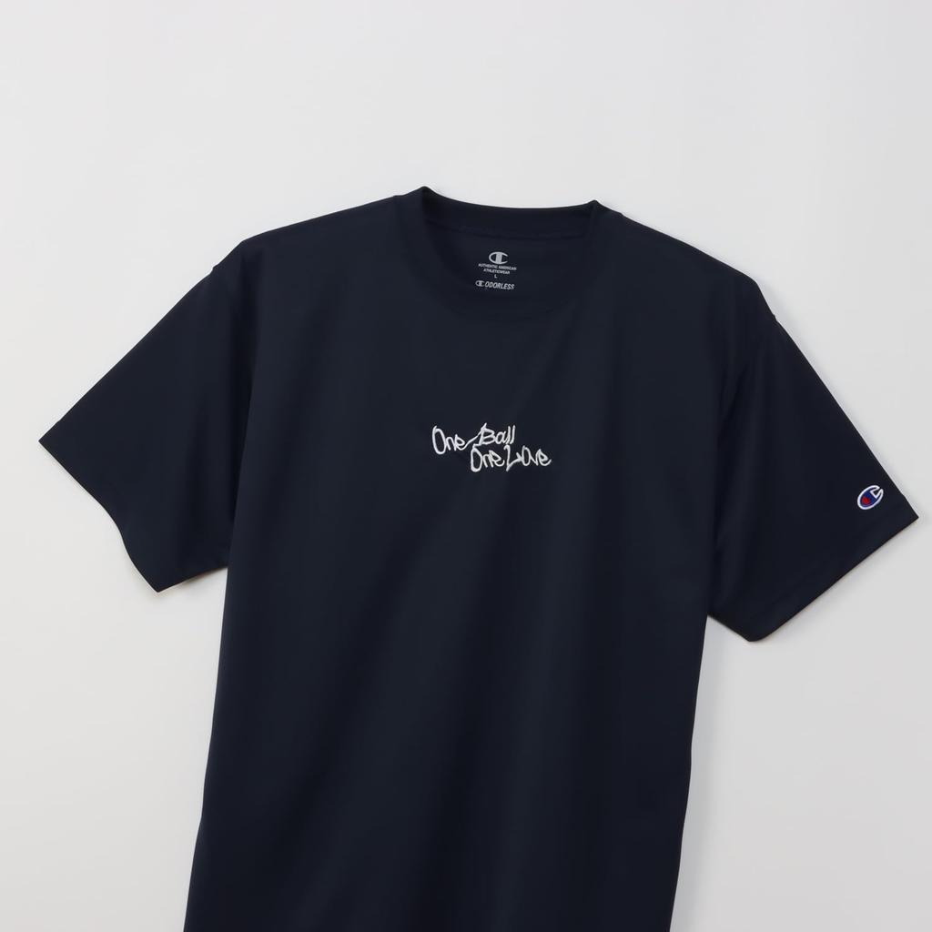 Champion Basketball Short Round Odor Quick Graphic T-Shirt, Sleeve, Neck, Antibacterial, Resistant, Drying, Print, C3-ZB310-370-S