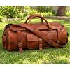 CUSTOM DUFFLE BAG, Carry On Luggage, Weekender Duffle Bag, Leather Duffle Bag, Personalized Goat Leather Unisex Workout Duffle Bag for Gift
