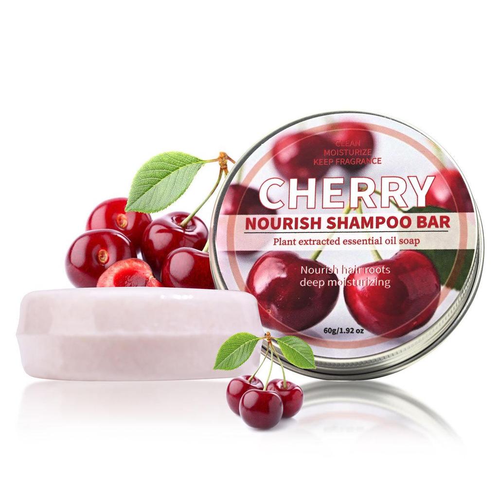 Kokosnuss & He Shou Wu Ginseng Bambuskohle Shampoo-Seife mit ätherischen Ölen & Zypressenblatt