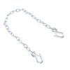 Trailer Safety Chain High Strength 1m Length with S Hooks 3500lbs Capacity Stretch Proof for Trailer RV