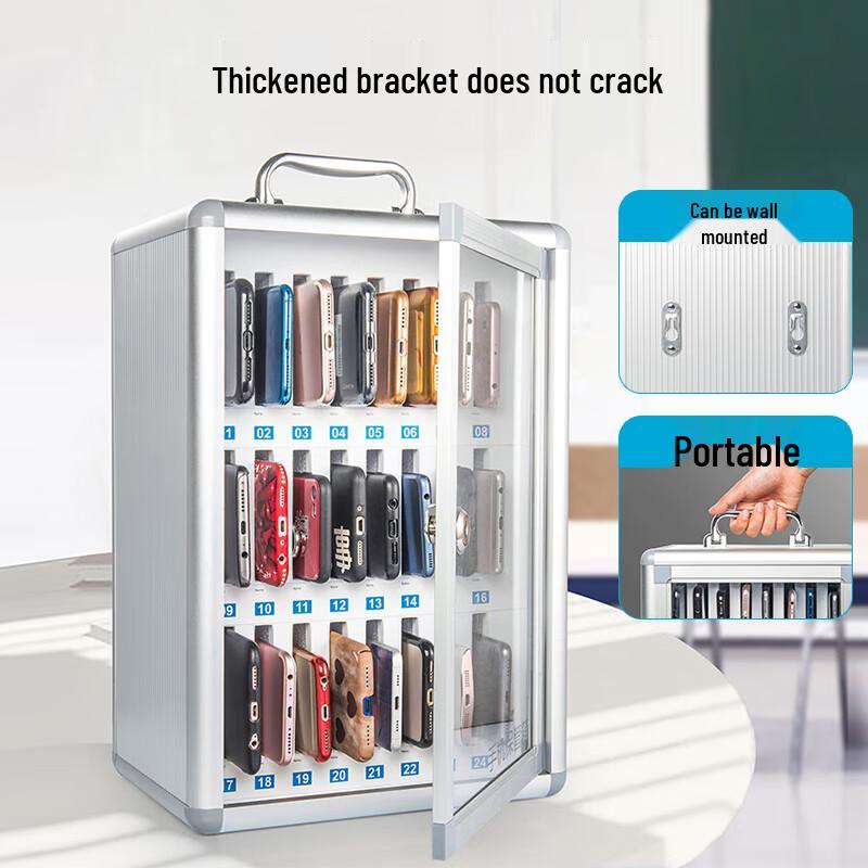 Aluminum Alloy 48-Slot Mobile Phone Locker
