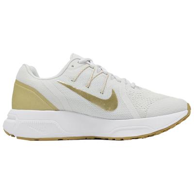 Zoom Span 3 Wygodne Oddychające Wsparcie Treningowe Buty do Biegania Damskie Białe Złote CQ9267-010