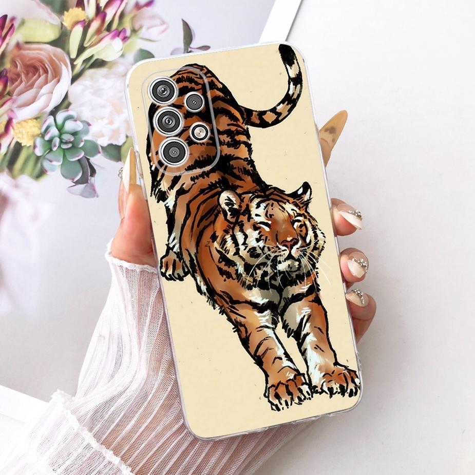 For Samsung Galaxy A52 A52s A72 5G Case Cool Dragon Painted Cover Soft Slim Phone Case For Samsung A52 A 52 s Galaxy A72 5G Bags
