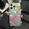 Trendy Label for iPhone 17 Pro Max Phone Case, iPhone 16 Pro/15/14 Drop Protection, Niche Brand.