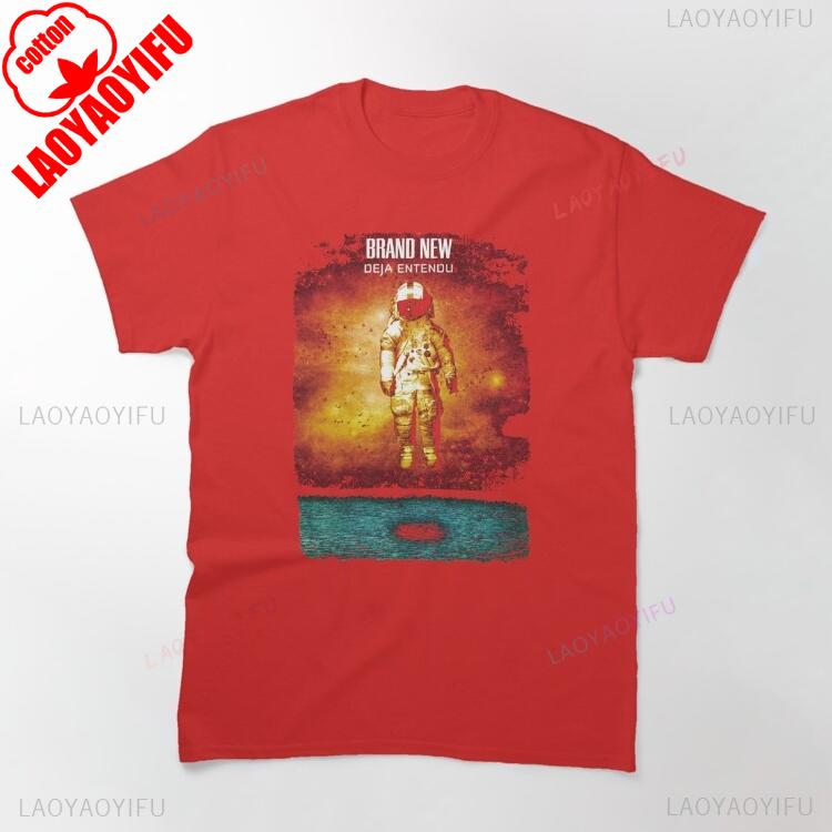 Brand New Deja Entendu Album Vintage Emo Punk Rock Graphic Tshirt Unisex Casual Short Sleeve Music Fan Gift