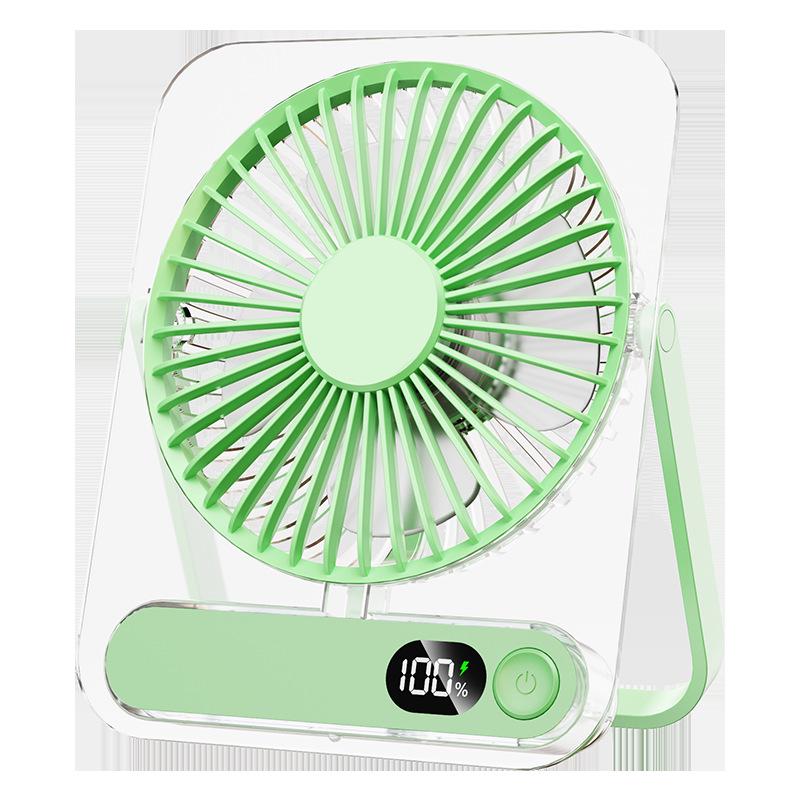 

Rechargeable High-Power Desktop Fan for Classroom, Office, or Dorm - Long Battery Life 16.5 x 13.2 x 3.8 cm