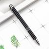 2Pcs Ballpoint Pen Black Ink Retractable Plastic Medium Point Advertising Pen for Students