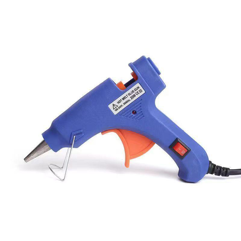 Safety Hot Melt Glue Gun with DIY Strong Adhesive Sticks and Anti-Scald Features
