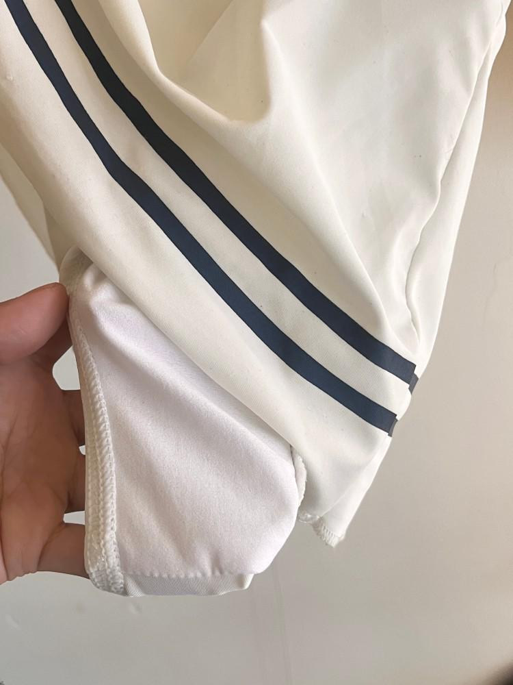 2025 New Girls' Chinese Style White One-Piece Swimsuit - Holiday Fashion Swimwear