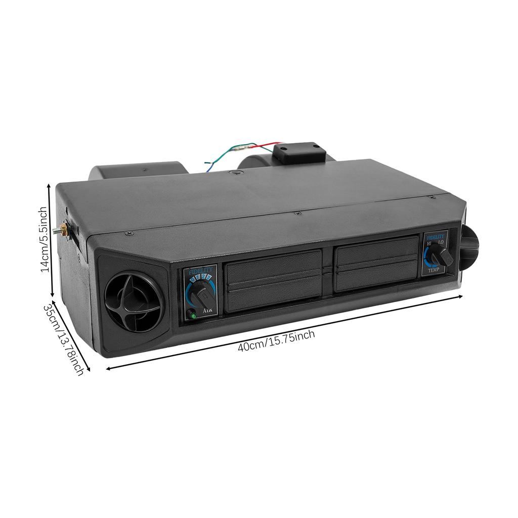 Universal Under Dash AC Evaporator Kit, 3-Speed Direct-Fit 12v Air Conditioner for Car, 880CFM Airflow Car Electric AC Kit